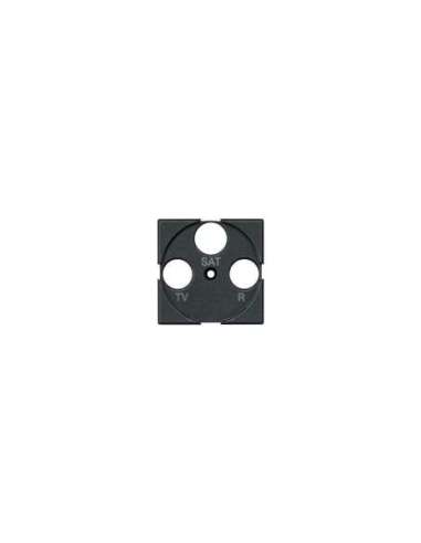 Frontal TV-R-SAT universal Axolute - Antracita - 2 módulos - A000615308 BTICINO HS4207