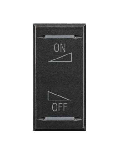 Embellecedor Axolute MyHOME - difusión de sonido regulación ON/OFF - 1 módulo - Antraci - A000615393 BTICINO HS4911AI
