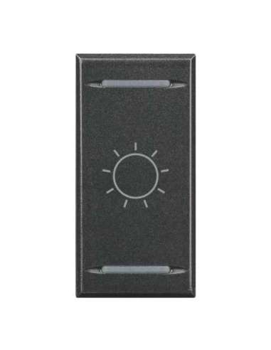 Tecla Axolute MyHOME - símbolo de luz tipo basculante - 1 módulo - Antracita - A000615394 BTICINO HS4911BA