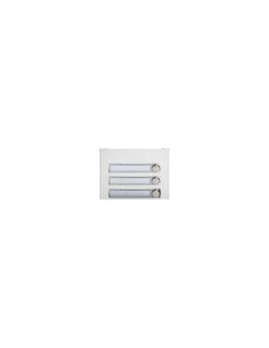 Frontal módulo 3 pulsadores 1 columna SERIE 7 - A000617162 TEGUI 375130