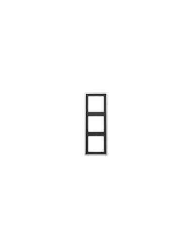 Marco triple LS aluminio - A000657496 JUNG AL2983