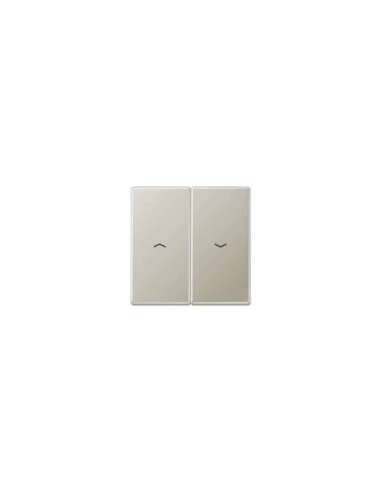Tecla doble pers. LS acero - A000658585 JUNG ES2995P