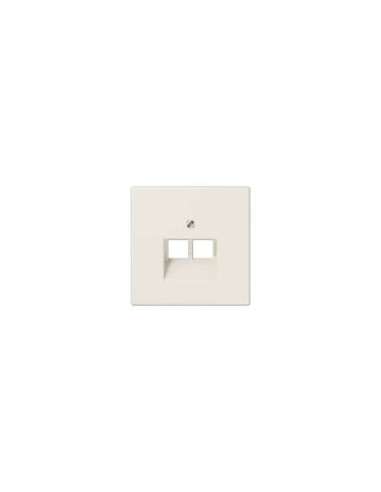 Placa Mod.Jack 2 tomas. LS blanco - A000658929 JUNG LS969-2UA