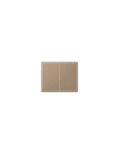 Tecla doble SL bronce-oro - A000659294 JUNG SL595GB