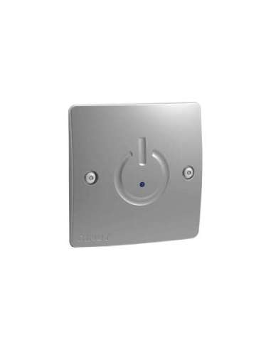 Pulsador táctil temporizado a 2 hilos color plata - A000718977 DINUY PT EMP 006