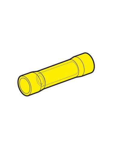 MANGUITO PREAISLADO PVC SECCIÓN 4-6MM² LARGO 32MM AMARILLO - A000754812 CEMBRE PL1-M (EMBALAJE DE 100 UNIDADES)