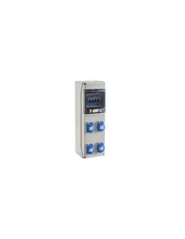 COFRET IP54 CON TOMAS DE CORRIENTE Y PROTECCIONES 1x6 MÓDULOS (CSN6PT) - A000787874 IDE SV4100/P