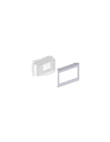 93 Adaptador 2 módulos DIN color aluminio 80 U24X 93649-03 - A000791561 UNEX 93649-03