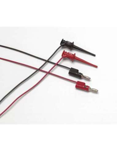 Cables con minipinzas con apertura de hasta 2