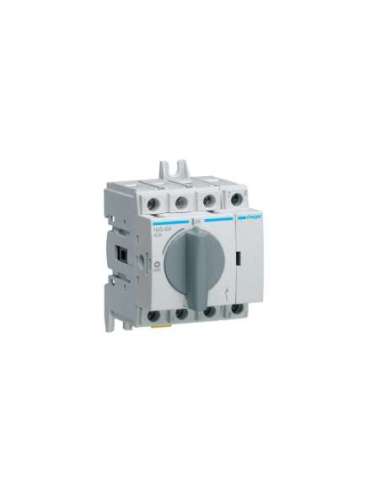 Interruptor maniobra mando rotativo 4P 40A 60mm - A000805688 HAGER HAB404