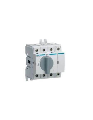 Interruptor maniobra mando rotativo 4P 63A 70mm - A000805689 HAGER HAC406