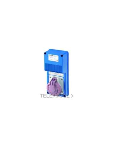 BASE FIJA INTERBLOQUEADAS VERTICAL - SIN FONDO - TRASFORMADOR DE SEGURIDAD - 2P 16A 230 - A000820623 GEWISS GW66359N