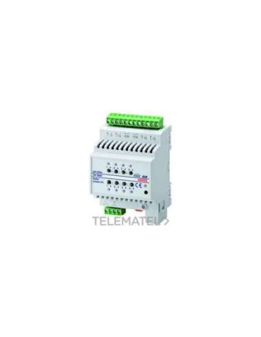 ACTUADOR PARA PERSIANAS ENROLLABLES - 4 CANALES - 6A - KNX - IP20 - 4 MÓDULOS DIN - A000822182 GEWISS GW90857
