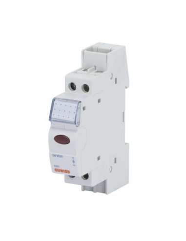 LÀMPARA DE SEÑALIZACIÓN - SIMPLE - ROJO - 230V - 1 MÓDULO - A000822221 GEWISS GW96581 (EMBALAJE DE 3 UNIDADES)