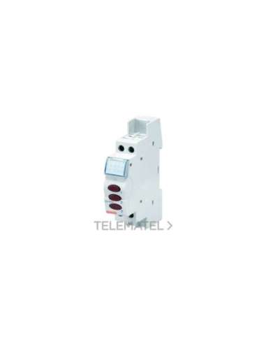 LÀMPARA DE SEÑALIZACIÓN - TRIPLE - ROJO - 230V - 1 MÓDULO - A000822232 GEWISS GW96592