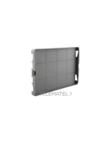 Placa cubrebornas ciega para cajas Plexo³ 12 módulos por fila - A000823406 LEGRAND 001964 (EMBALAJE DE 2 UNIDADES)