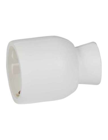 Base móvil 2P+T 16A. Salida cable recta. Diseño compacto. Color blanco - A000823635 LEGRAND 050189