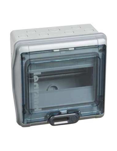 Caja modular estanca Plexo³ - IP 65 - IK 09 - 8 módulos - 1 fila - A000823720 LEGRAND 601998