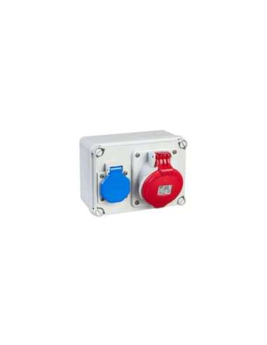 COFRET DERIVACIÓN IP54 CON TOMAS DE CORRIENTE (EL161) - A000836367 IDE 41045