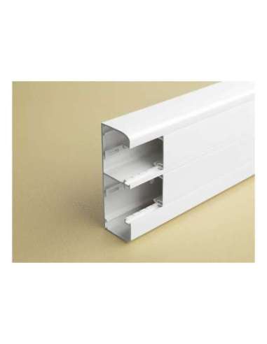 Canal DLP de clipaje directo 50x145 - 2 tapa 45mm - L. 2m - Blanco - A000851312 LEGRAND 075604 (EMBALAJE DE 8 METROS)