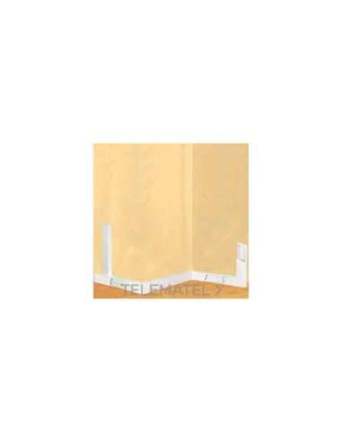 Canal de distribución EUROQUINT 40x60 - 2 compartimentos - 2 mts - Blanco - A000851352 LEGRAND 610131 (EMBALAJE DE 24 METROS)