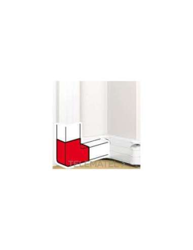 Ángulo plano - para microcanal DLPlus 7x12 - Blanco - A000851403 LEGRAND 636354 (EMBALAJE DE 50 METROS)