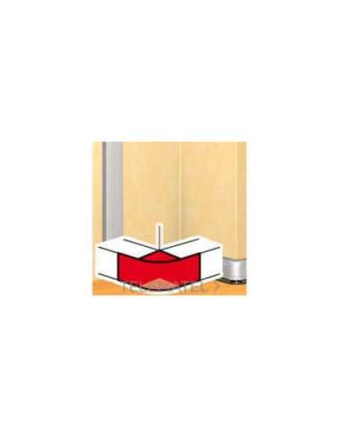 Ángulo exterior - para microcanal DLPlus 10x16 - Blanco - A000851412 LEGRAND 636365 (EMBALAJE DE 25 UNIDADES)