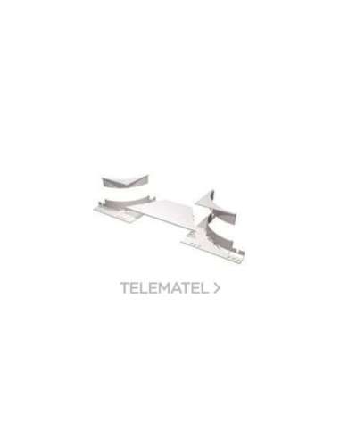 Derivación en T con tapa OMEGA - 100x50/75- Gris RAL 7030 - A000851532 LEGRAND 637871 (EMBALAJE DE 2 UNIDADES)