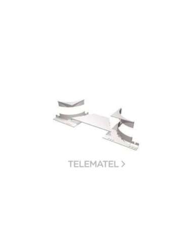 Derivación en T con tapa OMEGA - 300x50/75- Gris RAL 7030 - A000851535 LEGRAND 637874