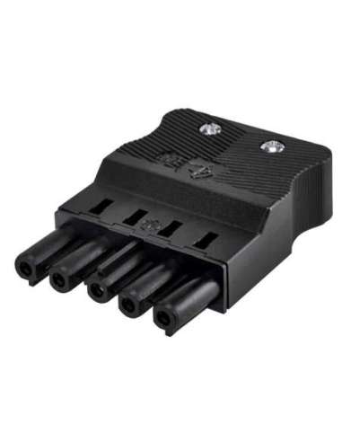 Conector rápido aéreo Hembra de 5 polos con alojamiento para sistema de bloqueo de la - A000872603 CON_CON CR5003/14