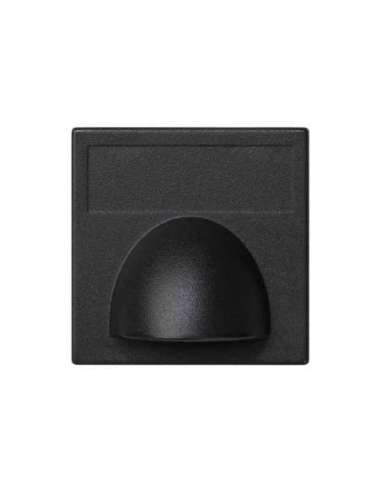 Placa embellecedora para salida de cableado de 1 elemento grafito Simon K45 - A000872703 CON_CON K10/14