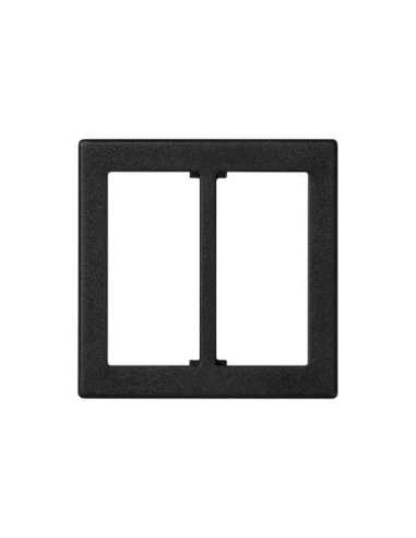 Placa embellecedora para 2 conectores de conexión rápida de 3 polos macho o hembra de 1 - A000872925 CON_CON KB18/14