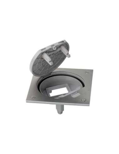 Unidad portamecanismos IP66 con cierre manual para una función de 1 elemento acero inox - A000873039 CON_CON KSE0/23/72