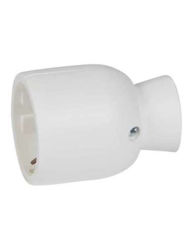 Base 2P+T 1 6A Salida cable recta . Blanco - A000877920 LEGRAND 050317