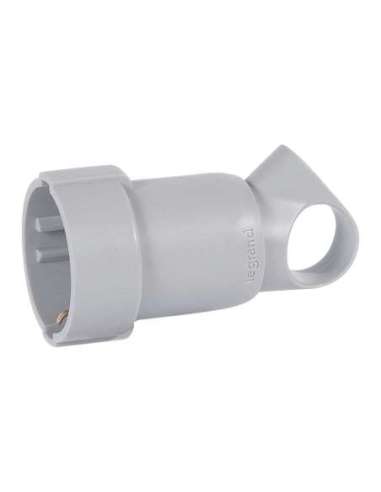 Base 2P+T 16A con anillo tirador. Gris - A000877922 LEGRAND 050325