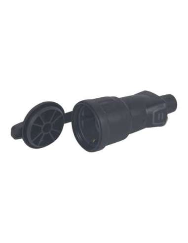 Base 2P+T 16A IP44 con tapa protección