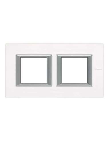 AX-PLACA 2X2M HOR CRISTAL BLAN HA4802M2HVBB - A000880556 BTICINO HA4802M2HVBB