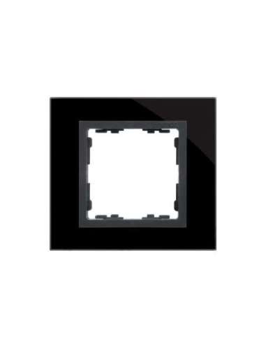 Marco para 1 elemento cristal negro interior grafito Simon 82 Nature - A000900440 SIMON 82817-32