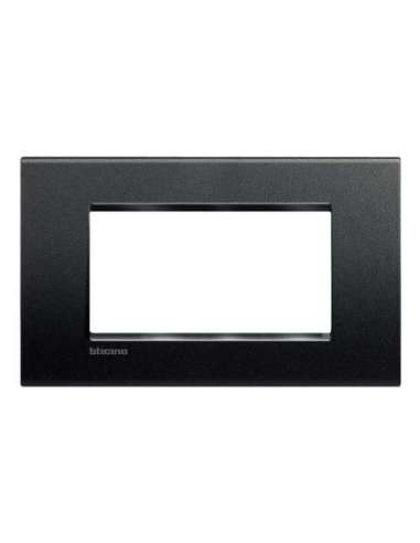 Placa embellecedora Livinglight de color Antracita - 4 módulos - A000951272 BTICINO LNA4804AR