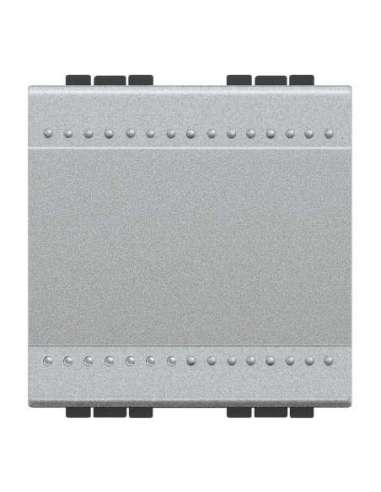 Pulsador luminoso Livinglight 10A - 250 V~ - borne auto - 2 módulos - Tech - A000951678 BTICINO NT4005M2A