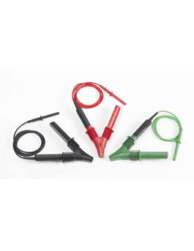 Kit de cables 10 kV con pinzas de cocodrilo para Serie 1550 TLK1550-RTLC - A000974388 FLUKE 4112351