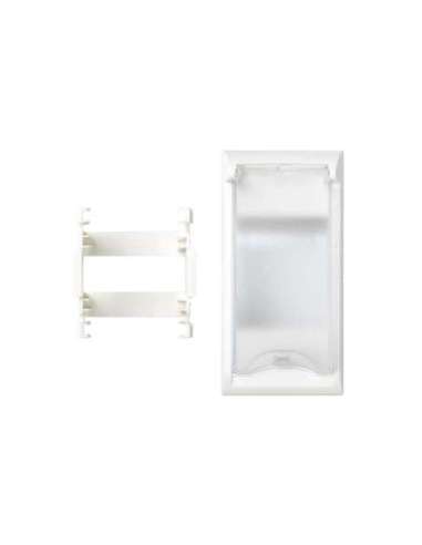 Placa embellecedora para magnetotérmico o diferencial de 2 elementos blanco Simon 500 C - A000989767 CON_CON 50000074-030