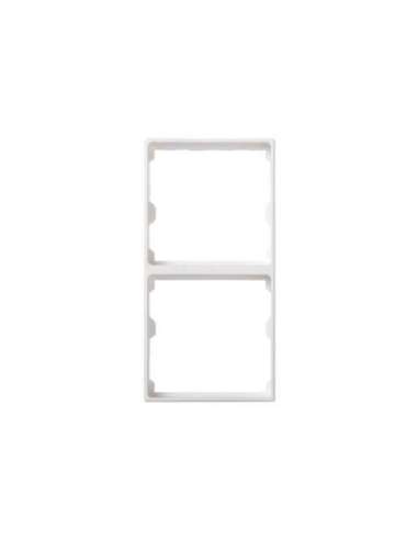 Placa adaptadora de mecanismos mecánicos Simon 27 para 2 elementos blanco Simon 500 Cim - A000989781 CON_CON 50000088-030