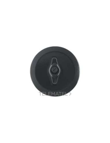 Placa central con manecilla GLASS/PALAZZO/1930 negro - A001001873 HAGER 164701