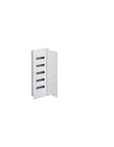 Caja distribución empotrable FW2 con 5 filas 12 módulos - A001059093 HAGER FW512FT