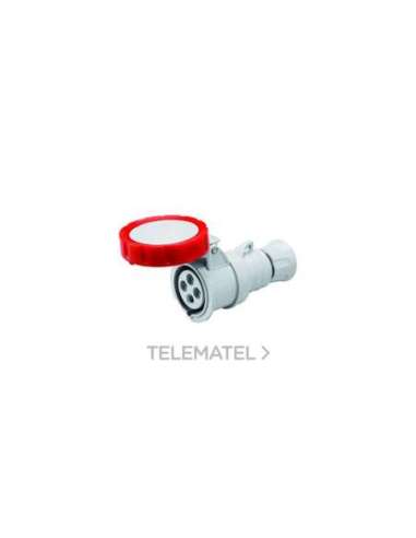 BASE MÓVIL RECTA HP - IP66/IP67/IP68/IP69 - 3P+T 32A 380V/440V 50HZ/60HZ - ROJO - 3H - - A001065790 GEWISS GW62128H