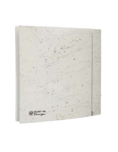SILENT-100 CZ MARBLE WHITE DESIGN - 4C ( - A001071401 SOLER Y PALAU 5210612000 (EMBALAJE DE 4 UNIDADES)