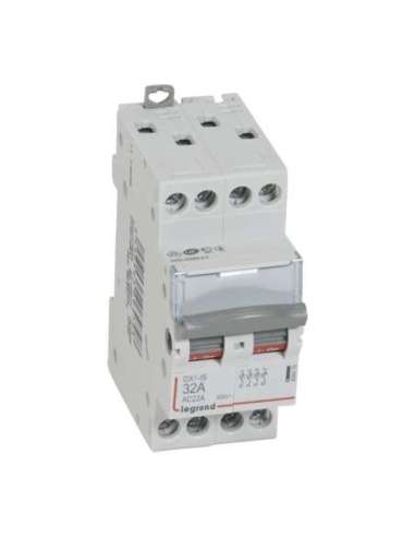 Interruptor seccionador DX³ -IS - 4P - 400 V~ - 32A - 2 módulos - A001085194 LEGRAND 406479 (EMBALAJE DE 5 UNIDADES)