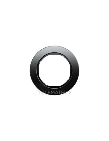 Marco R.CLASSIC con 1 elemento cristal negro - A001105912 HAGER 10112016