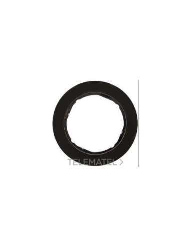 Marco R.CLASSIC con 1 elemento negro brillo - A001105913 HAGER 10112045